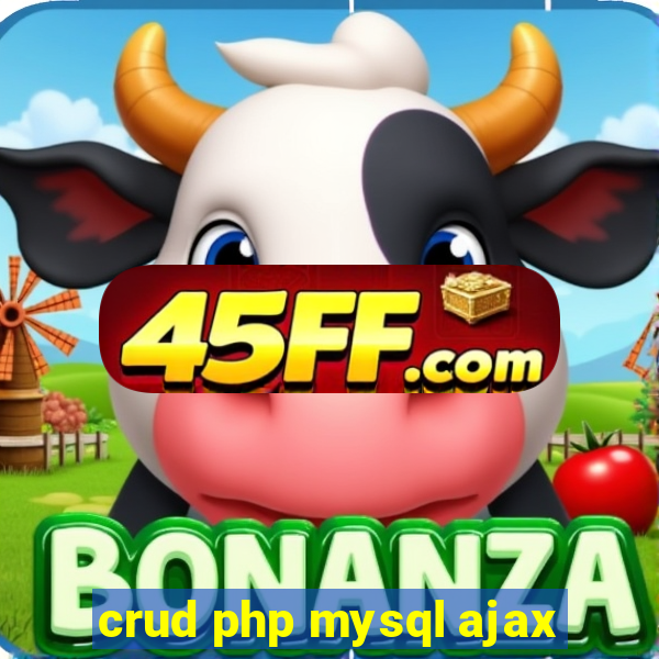 crud php mysql ajax